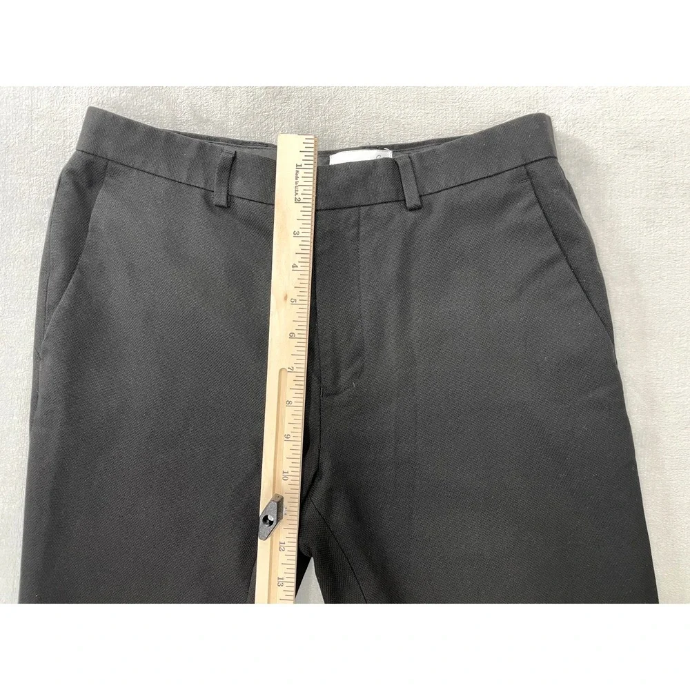 Topman Dress Pants Men's 30x30 Black Slim Fit Trousers